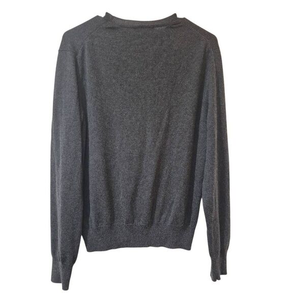 Banana Republic Men's Charcoal Silk/Cashmere Knit Crew Neck Sweater EUC - Picture 4 of 10